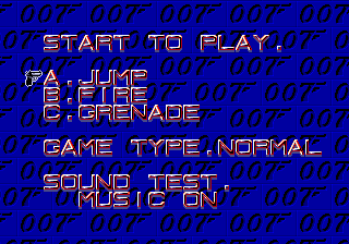 James Bond 007: The Duel screenshot 3 for Sega Mega Drive